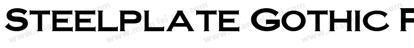Steelplate Gothic Pro字体下载字体转换